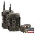 Stealth Cam 40MP Deceptor Max Cellular Trail Camera 2-Pack with Fieldmax Lithium 2-Pack Bundle