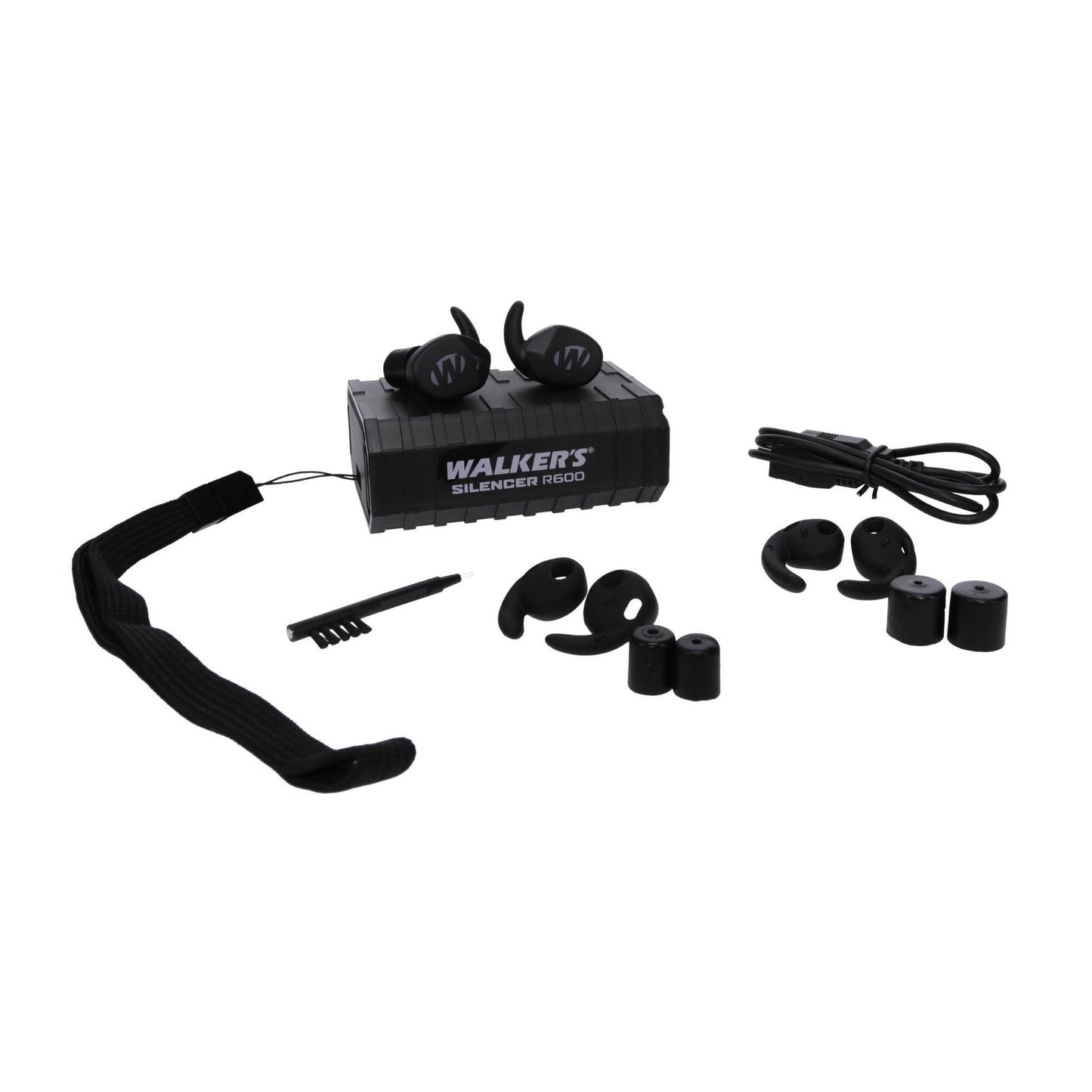 Walkers Silencer 2.0 Rechargeable Electronic Earbuds with Charging Dock