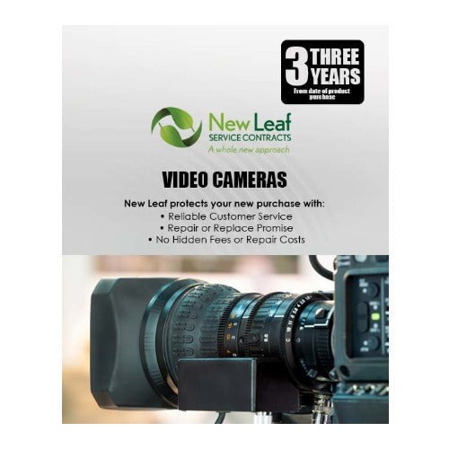 New Leaf 3-Year Video Cameras Service Plan with ADH for Products Retailing Under $8000
