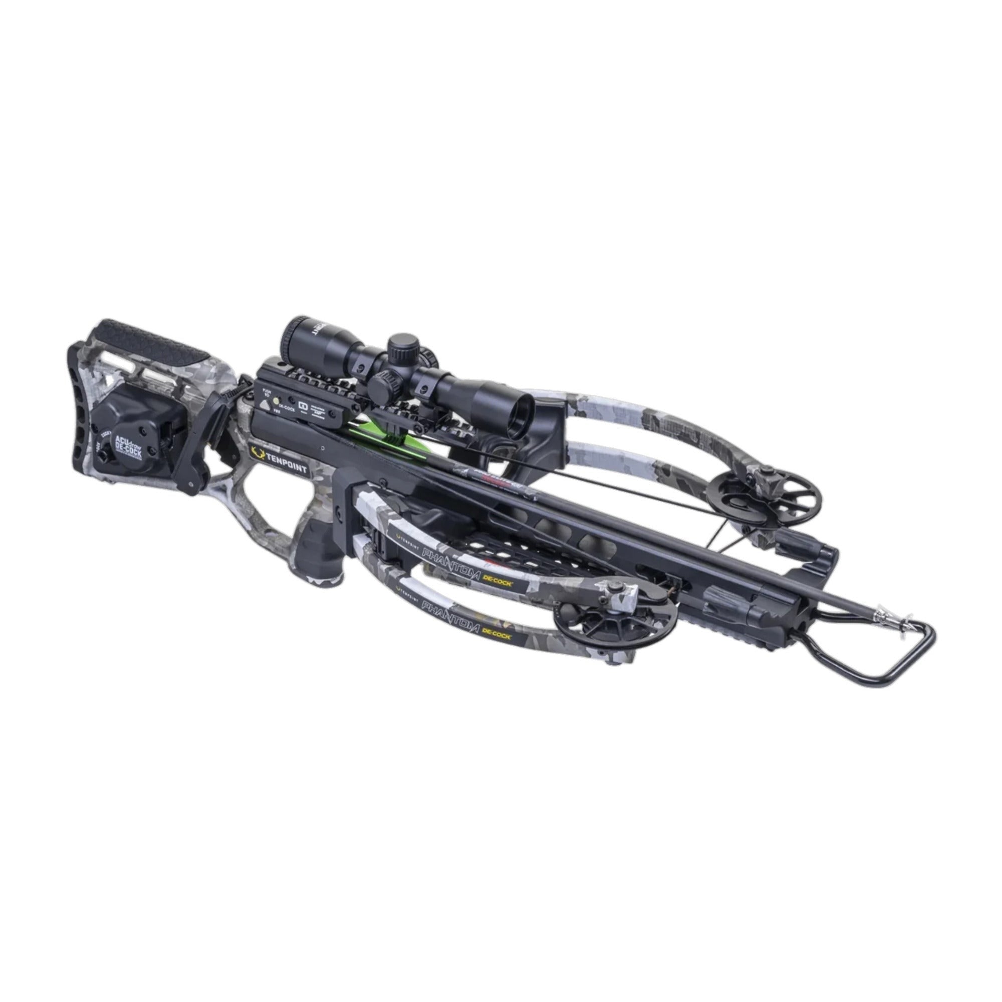 TenPoint Phantom Decock Moss Green 400 FPS Reverse-Draw Crossbow Bundle with Accessories