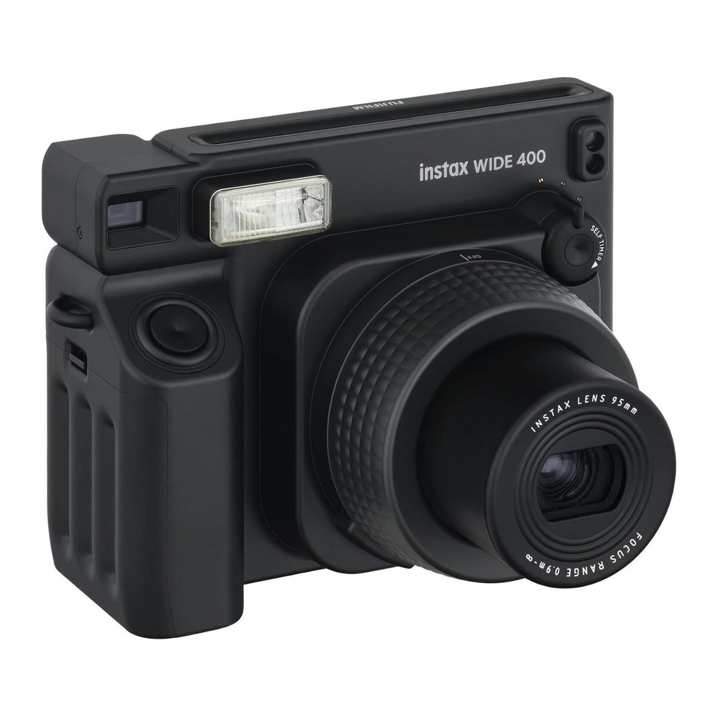 Fujifilm Instax Wide 400 Instant Film Camera with Automatic Exposure & Flash Control (Black)