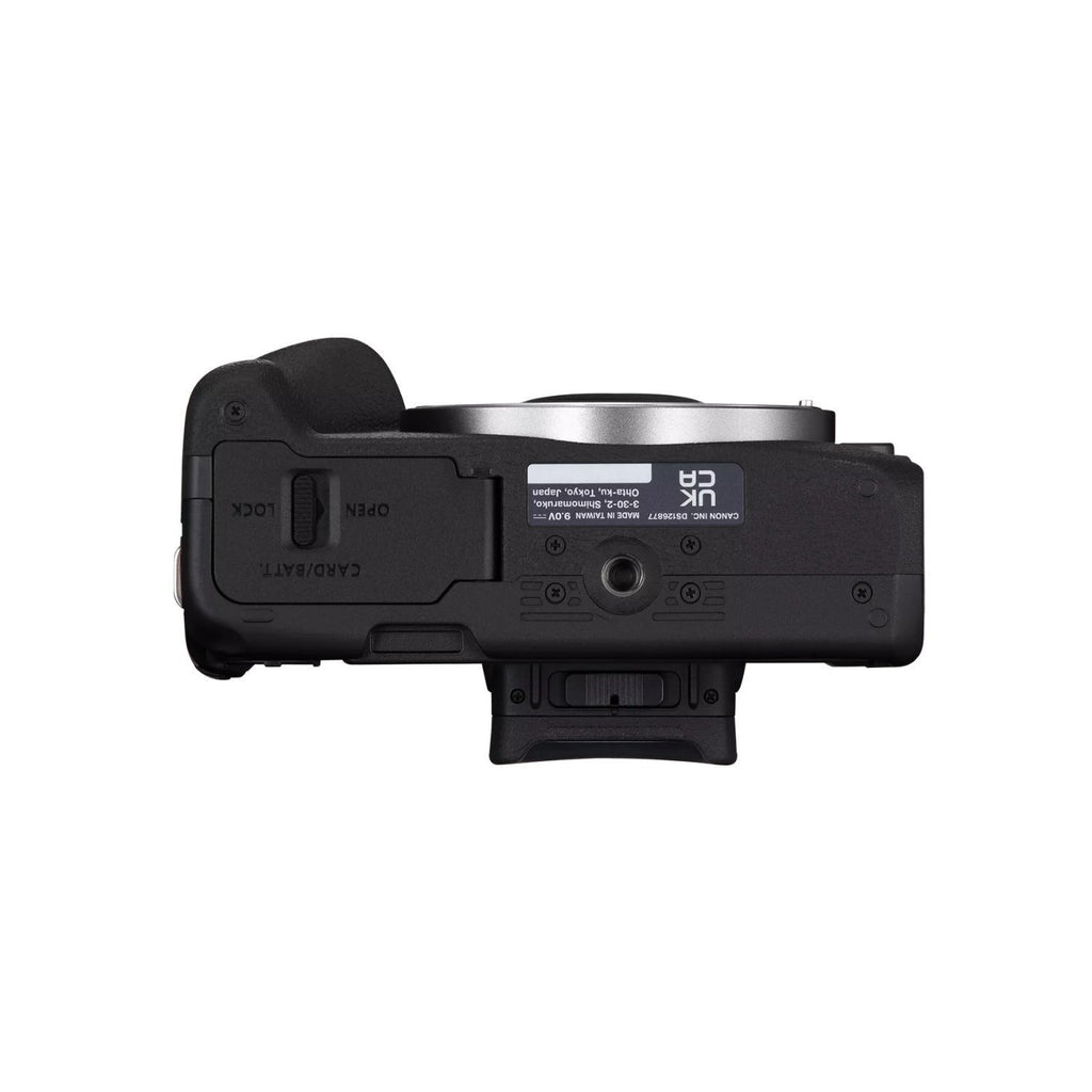 Canon EOS R50 Body with Cropping Guide Firmware and 24.2MP APS-C Sensor (Black) (Open Box)