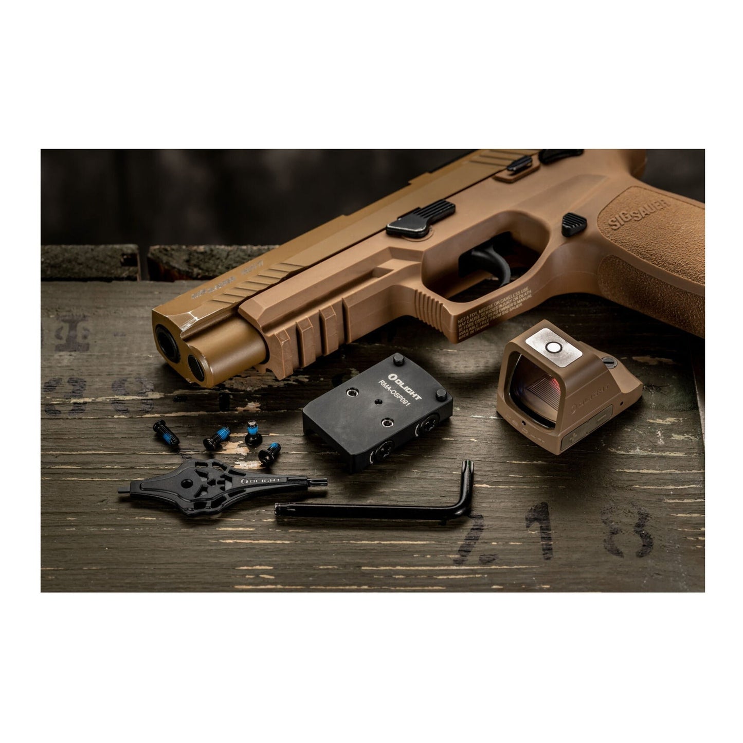Olight Osight Reflex Sight (3 MOA Green Dot, Flat Dark Earth)