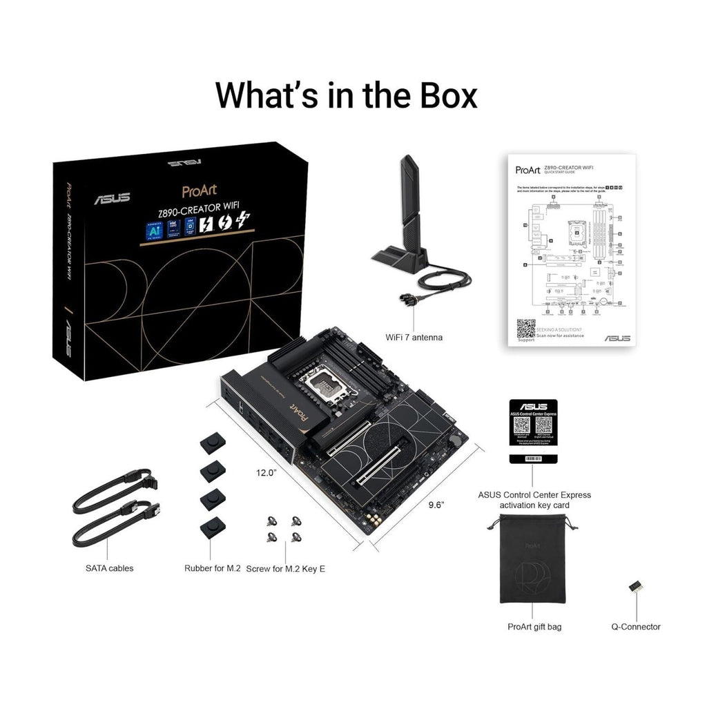 ASUS ProArt Z890-CREATOR WIFI ATX Motherboard Intel Z890 - Thunderbolt 5 Ports