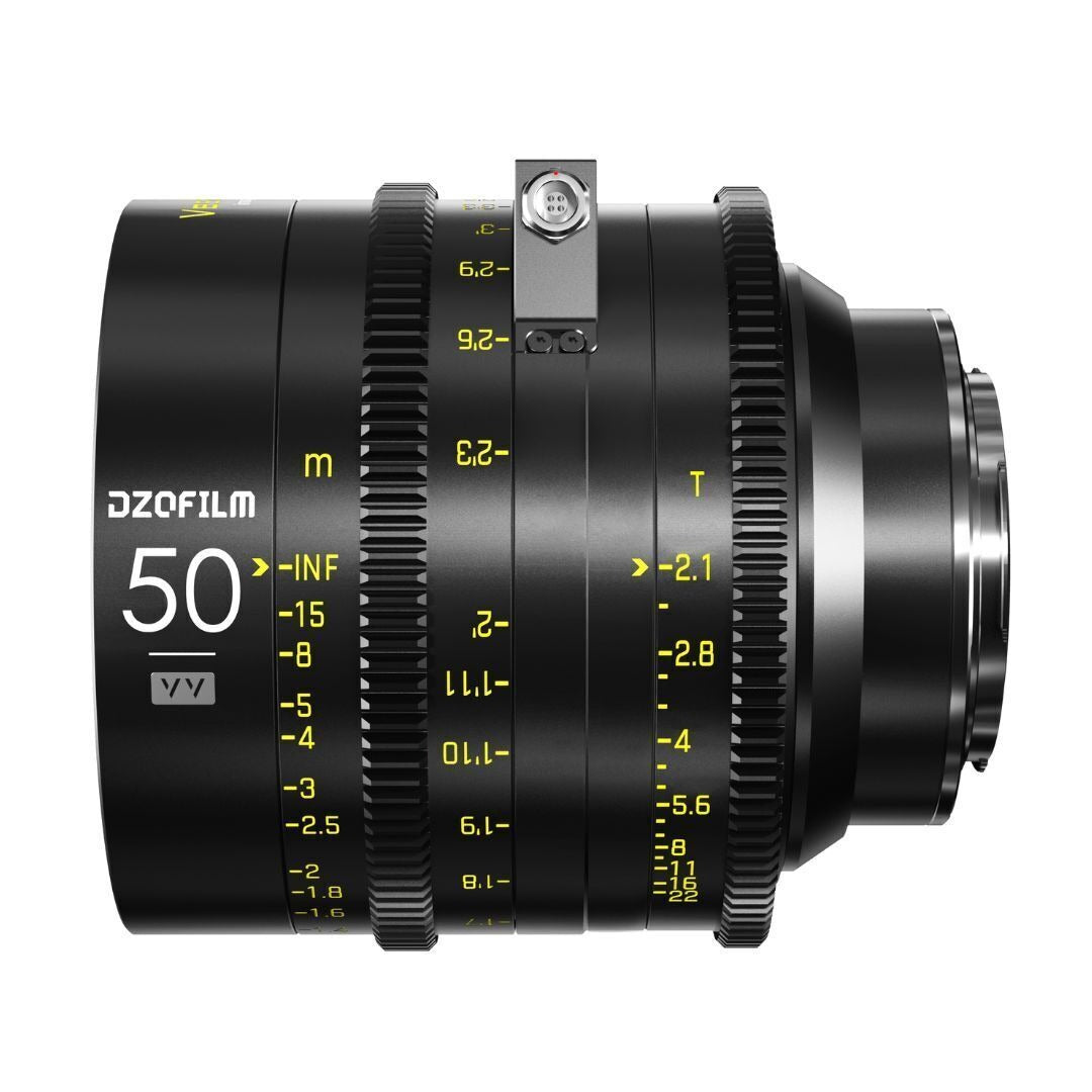 DZOFilm VESPID Cyber Full Frame 50mm T2.1 Prime Lens with Real-Time Transmission (PL and EF Mounts)