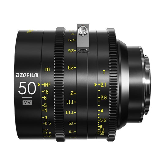 DZOFilm VESPID Cyber Full Frame 50mm T2.1 Prime Lens with Real-Time Transmission (PL and EF Mounts)