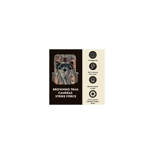 Browning Trail Cameras Strike Force Extreme 16 MP Game Camera (2-Pack) Bundle