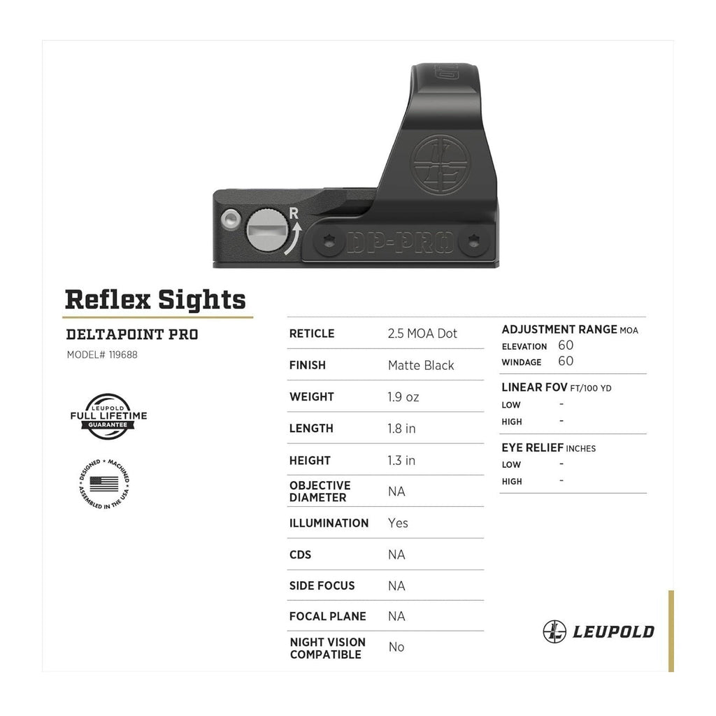 Leupold DeltaPoint Pro Reflex Sight