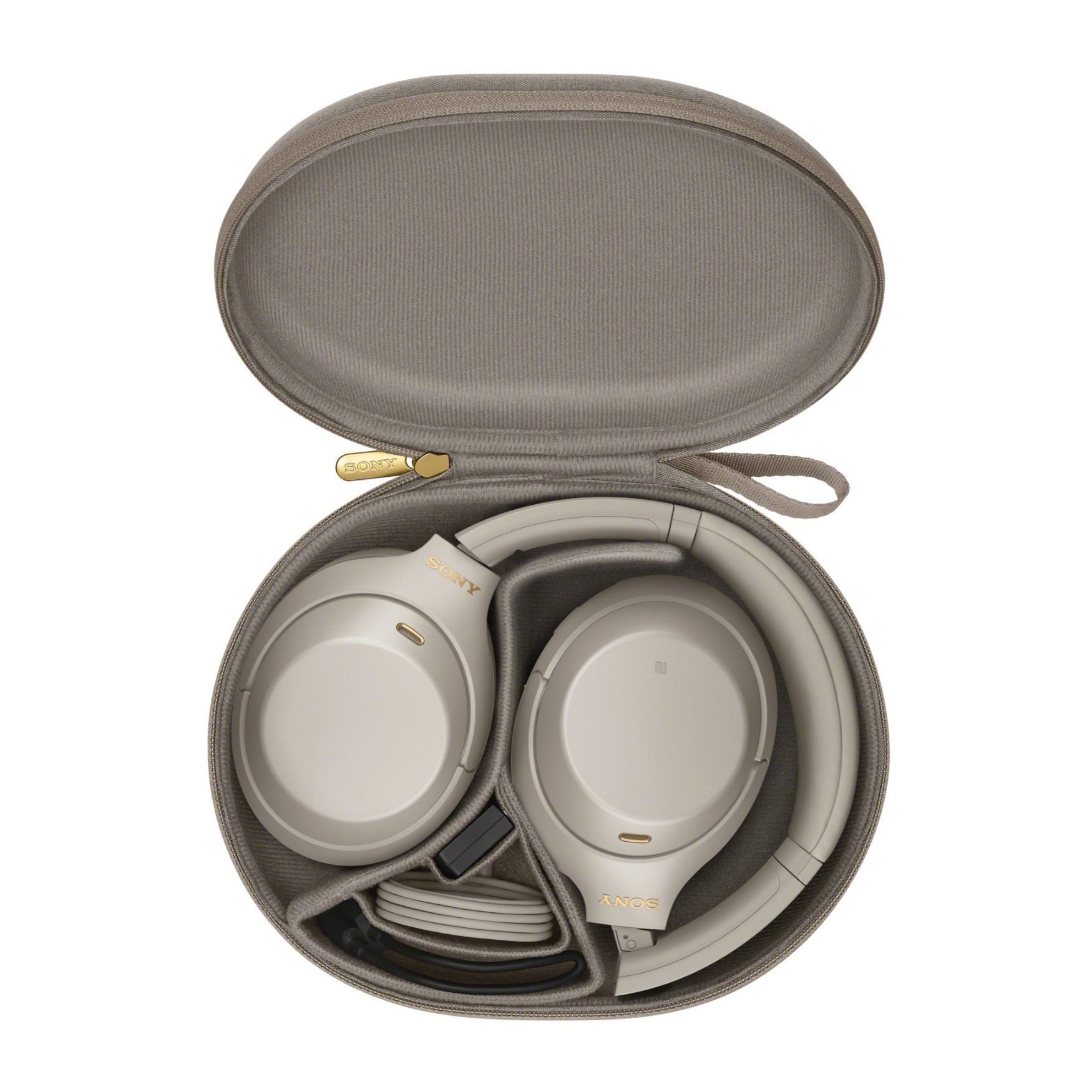 Sony WH-1000XM4 Wireless Noise Canceling Over-Ear Headphones (Silver) Bundle