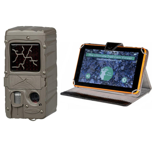 Cuddeback Dual Flash 20MP Trail Camera and Lowdown Large Image/Video Viewer Kit