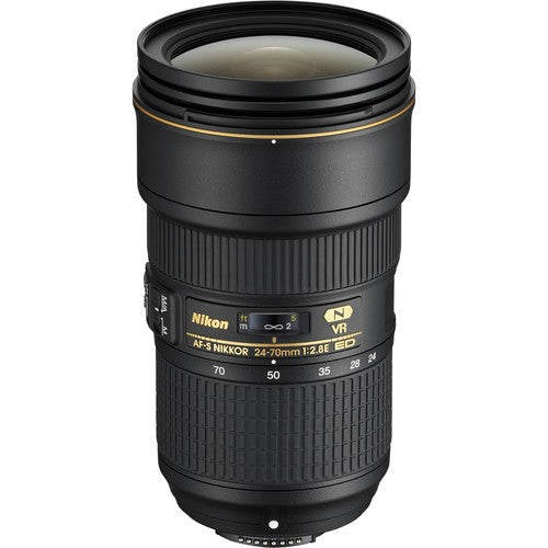 Nikon AF-S NIKKOR 24–70mm f/2.8E ED VR Lens (Open Box)