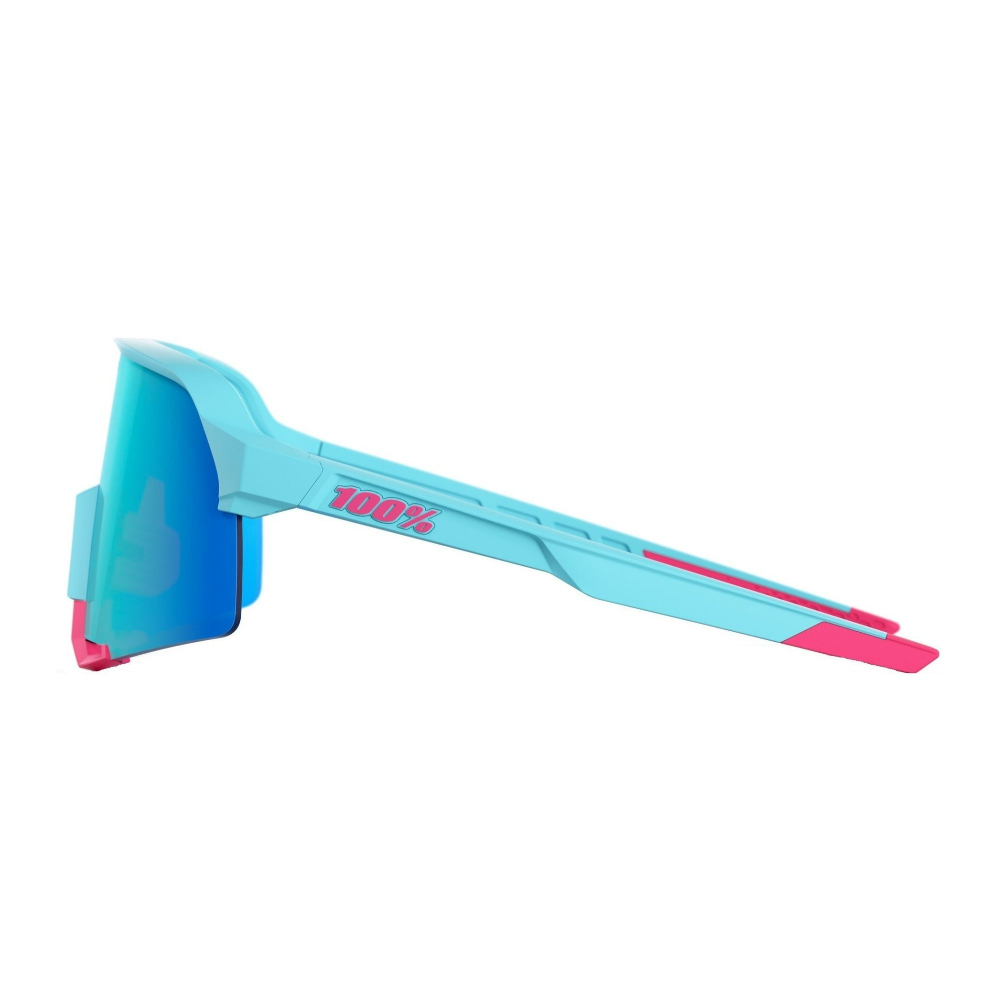 100 Percent S3 LE Tatis 4 Soft Tact Blue Sunglasses with Blue Topaz Mirror Lens