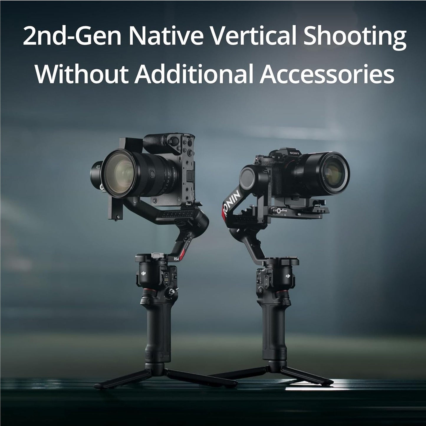 DJI RS 4 Gimbal Stabilizer Combo with Sling Camera Bag Bundle