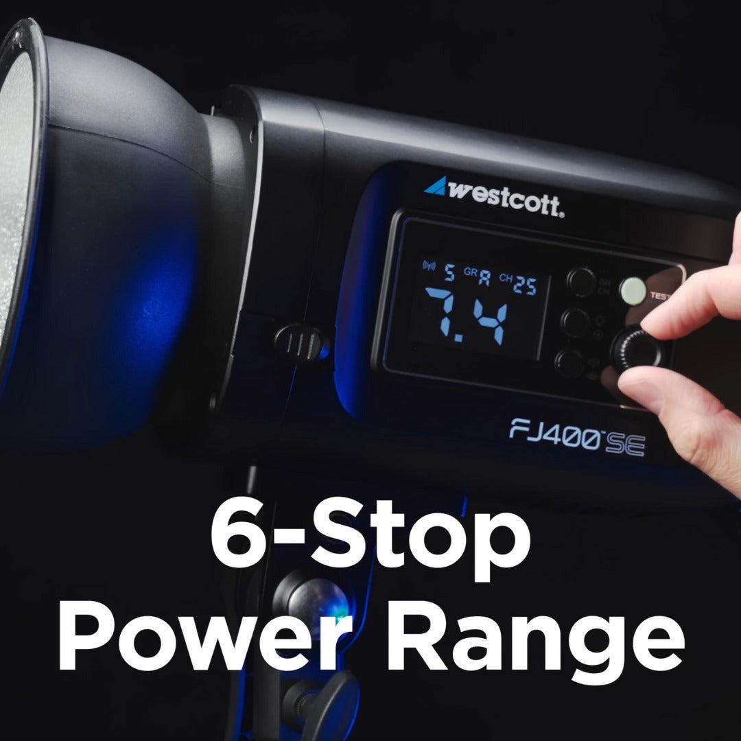 Westcott FJ400-SE Studio Strobe 400Ws (110V) with FJ-X3 M Flash Trigger Bundle