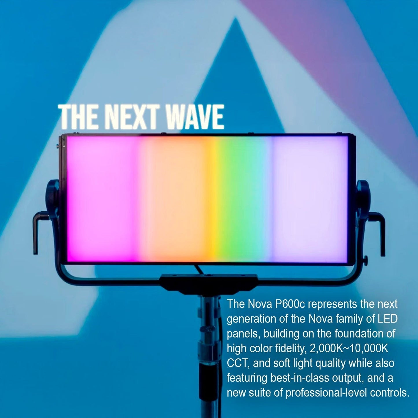 Aputure Nova P600C RGBWW LED Panel with Hard-Shell Case Kit with Dual Head Yoke and Barn Door Bundle