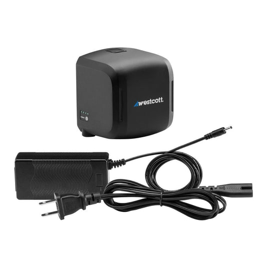 Westcott FJ Pro AC and DC Battery and Power Adapter for FJ400 II and FJ800 Strobes (Black)