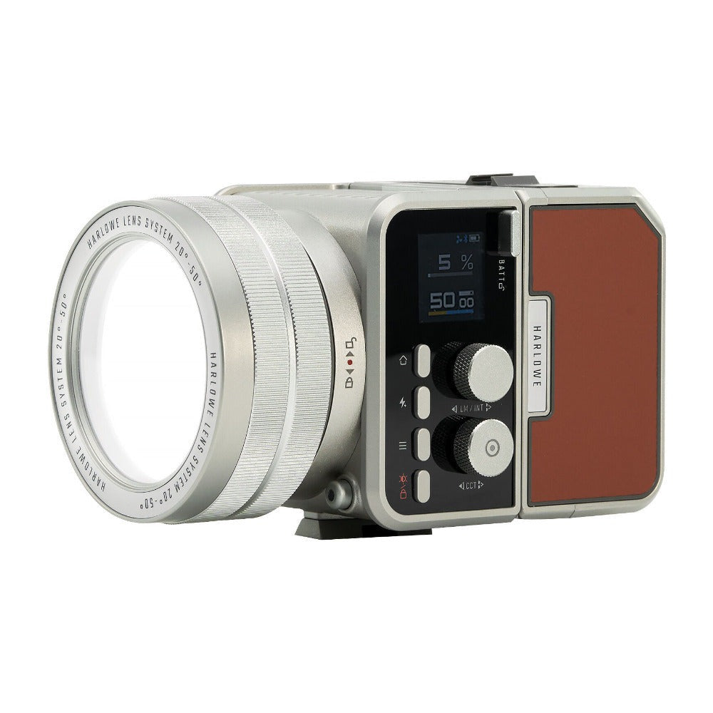 Harlowe Mini Max Bi-Color LED Monolight Creator Kit (Brown Faux Leather)