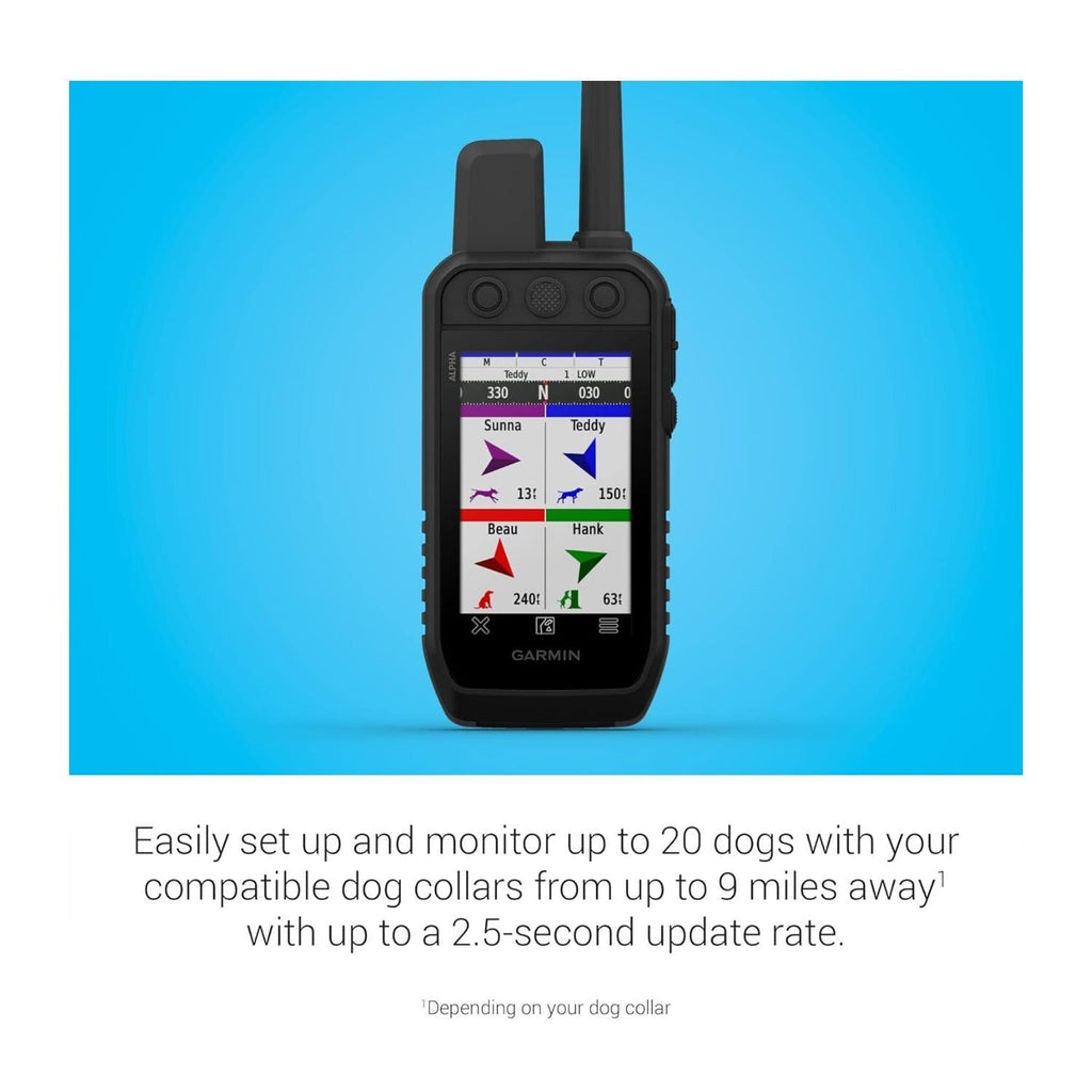 Garmin Handheld and Alpha 300/TT 25 Dog Tracking and Training Collar