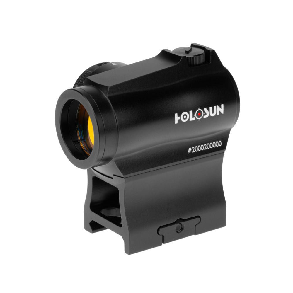 HOLOSUN HE503R-GD Black Anodized 1x 20mm 2/65 MOA Gold Dot & Circle Reticle