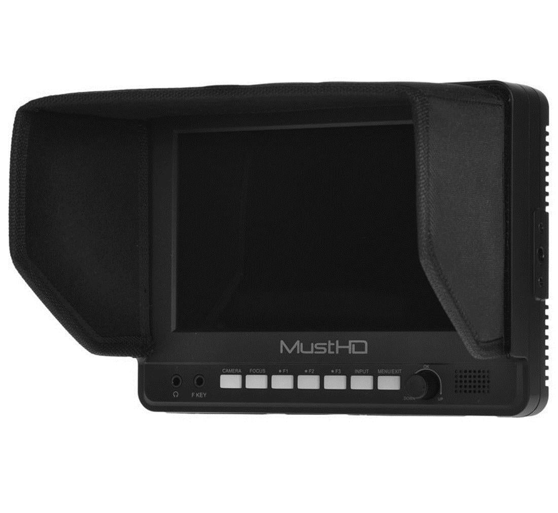 MustHD 7" LCD HDMI On-camera Field Monitor with Focus Assist and Color Peaking