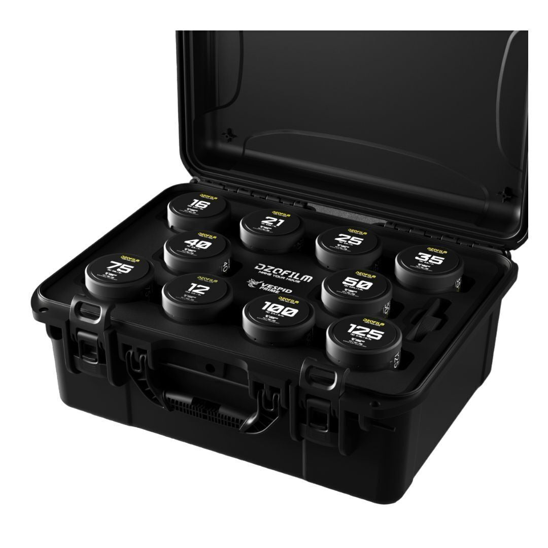 DZOFilm VESPID Prime Cine 10-Lens Kit with 270 Degrees Focus Rotation (ARRI PL and Canon EF Mounts)