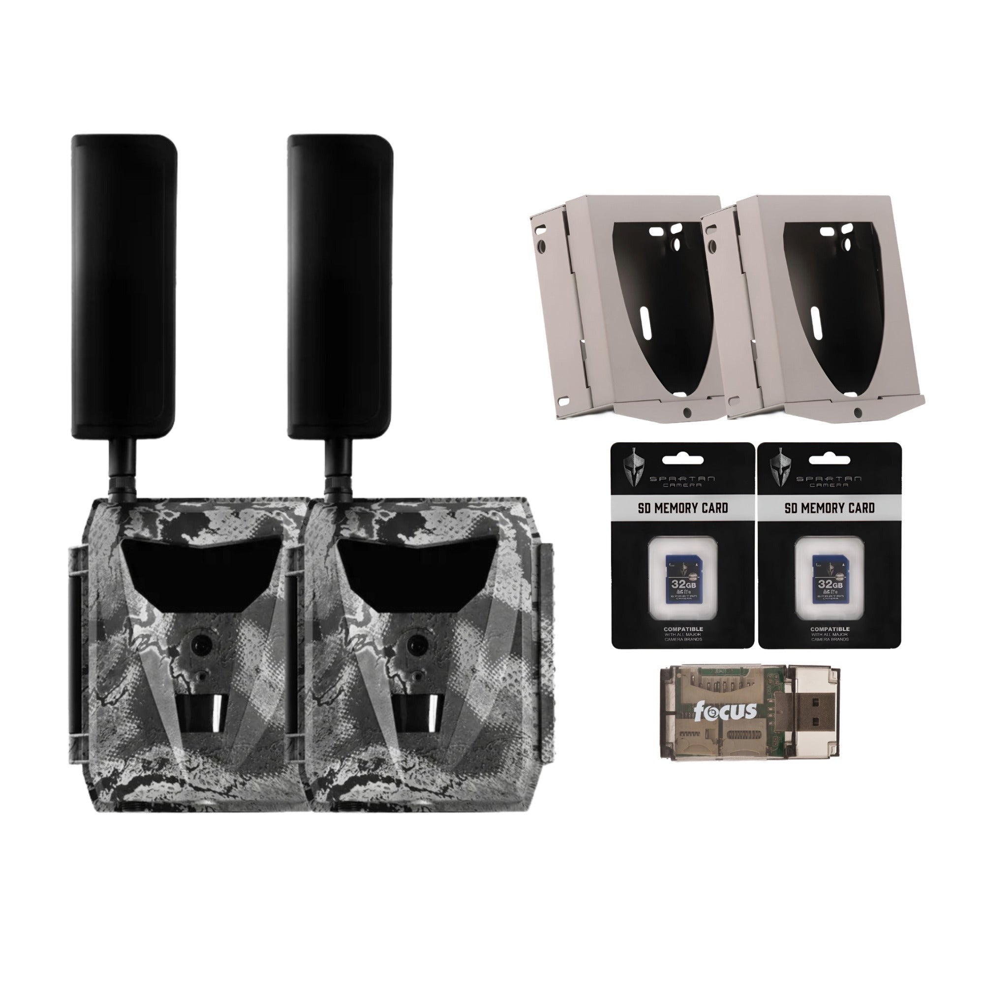 Spartan GoLive 4G/LTE Live Streaming Trail Camera (AT&T) with Accessories