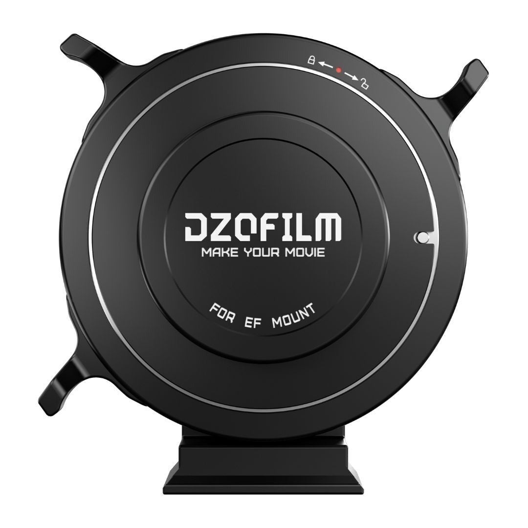 DZOFilm Octopus Adapter for EF-Mount Lens to RF-Mount Camera with Active-Locking System (Black)