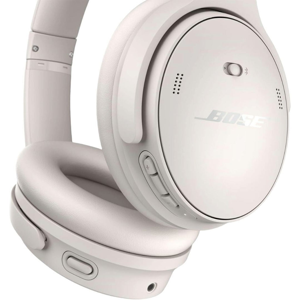 Bose QuietComfort Wireless Bluetooth Over Ear Noise Canceling Headphones (White Smoke)