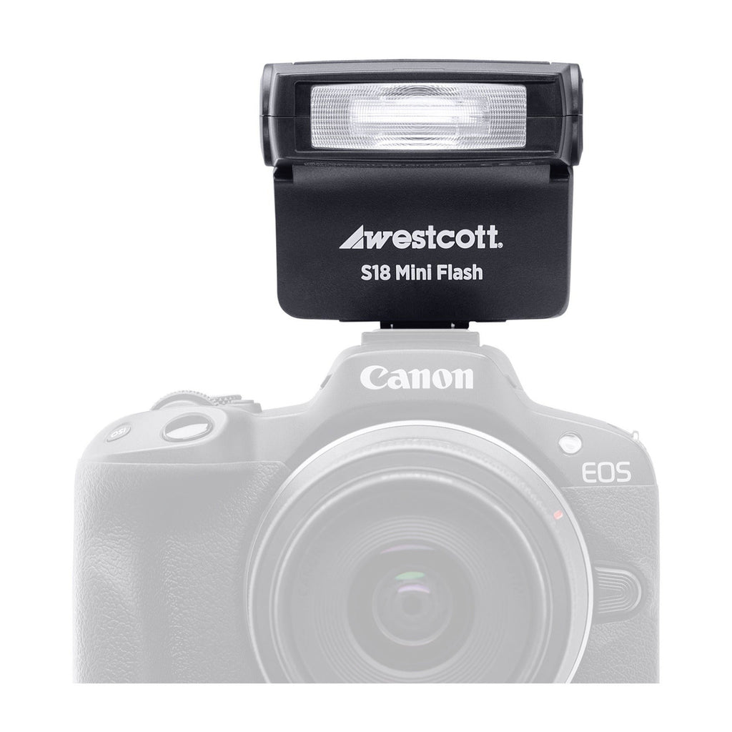 Westcott S18 Mini On-Camera Flash with Universal Hot Shoe Compatibility