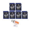 Spartan 32GB Class 10 SD Card (6-Pack) with Micro SD Reader and Writer Bundle