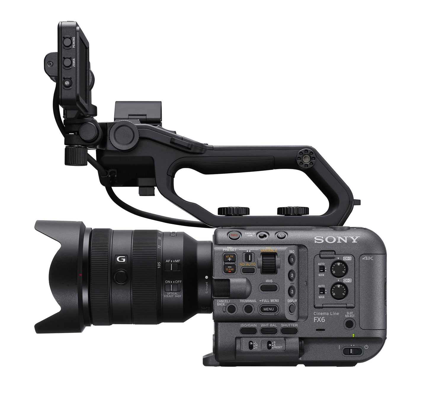 Sony FX6 Cinema Line Full-Frame Camera and FE 24-105mm f/4 G Lens Kit