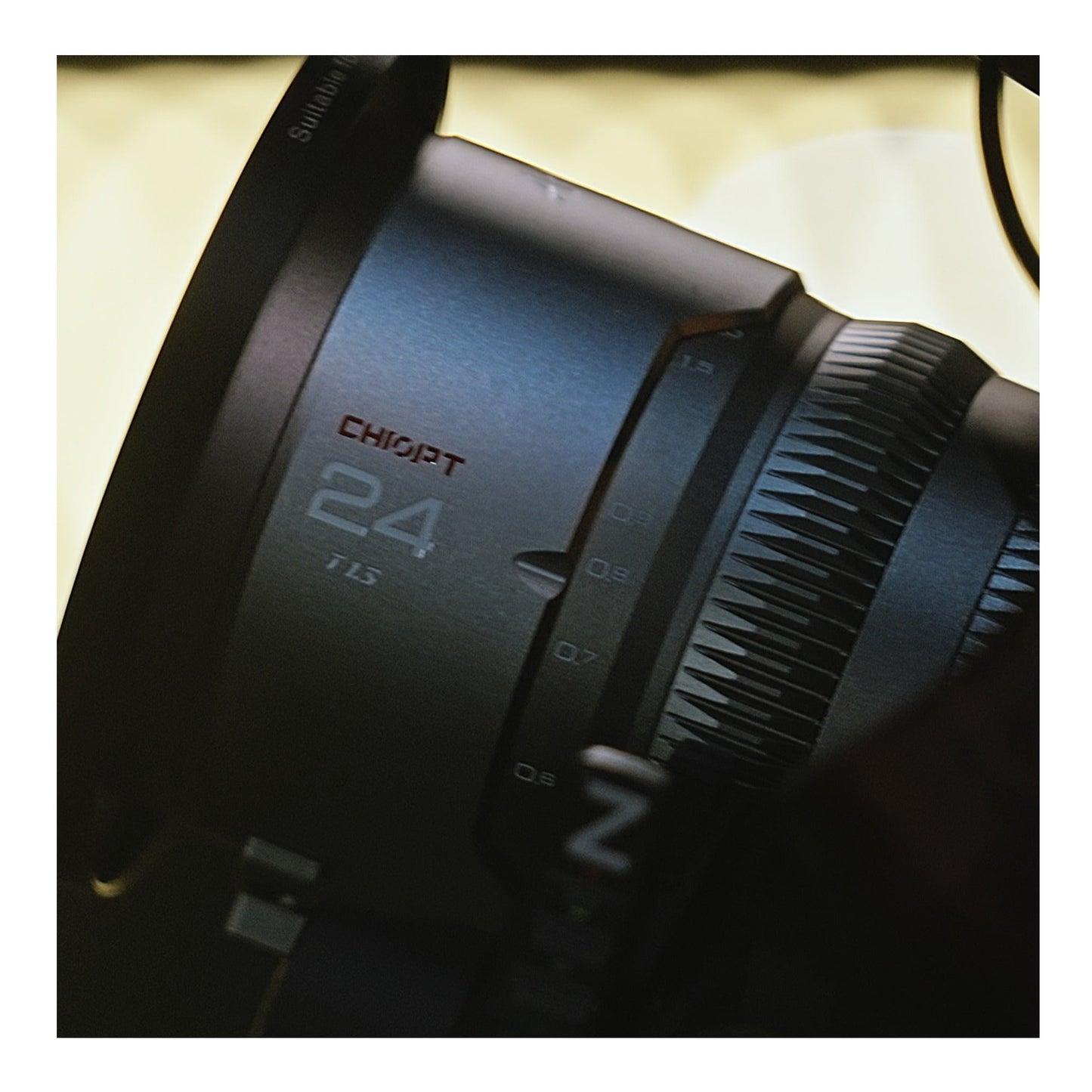 CHIOPT AURA 24mm T1.5 Cinema Lens (Sony E-Mount) Full-Frame Wide-Angle Prime with Superfast Aperture