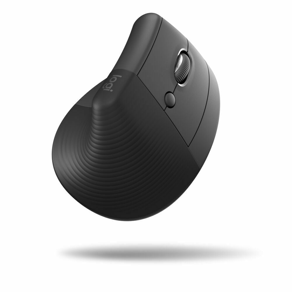 Logitech Lift Vertical Wireless Ergonomic Mouse (Graphite) and USB 3.0 Hub