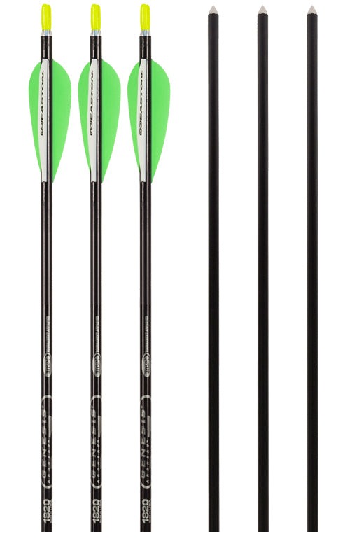 Genesis Archery Easton XX75 30 inch NASP Arrows for Genesis Bows (6-pack, Black)