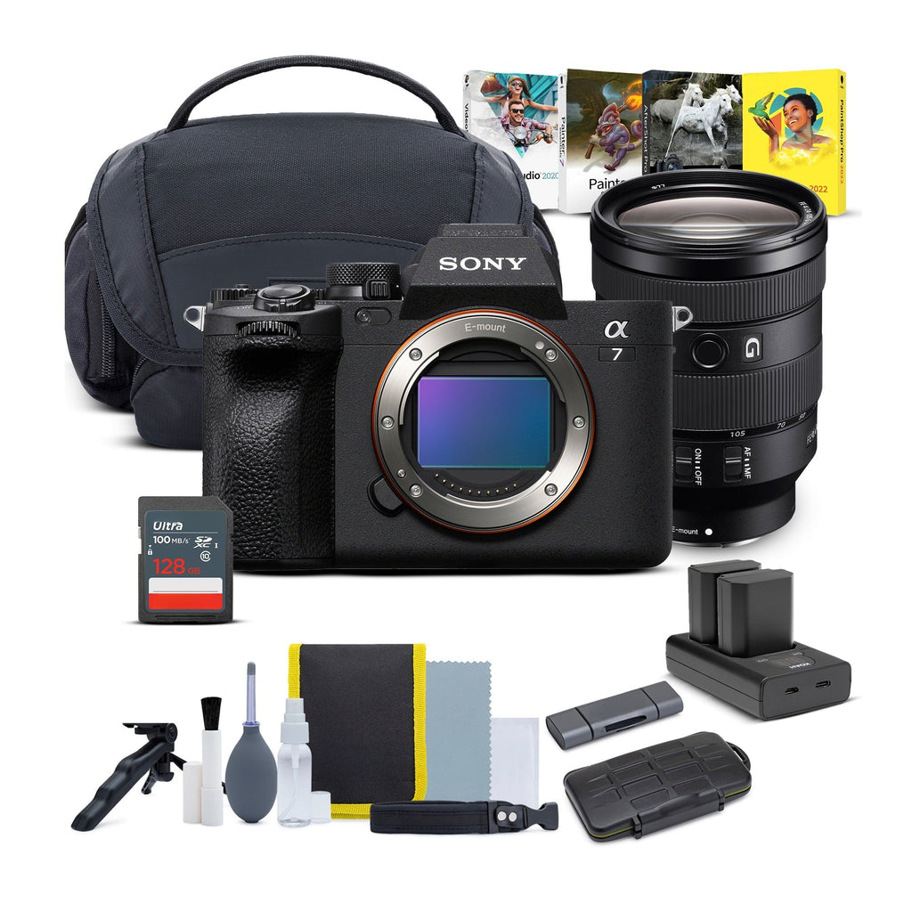 Sony Alpha 7 IV Mirrorless Camera with 24-105mm f/4 G2 OSS Lens Bundle
