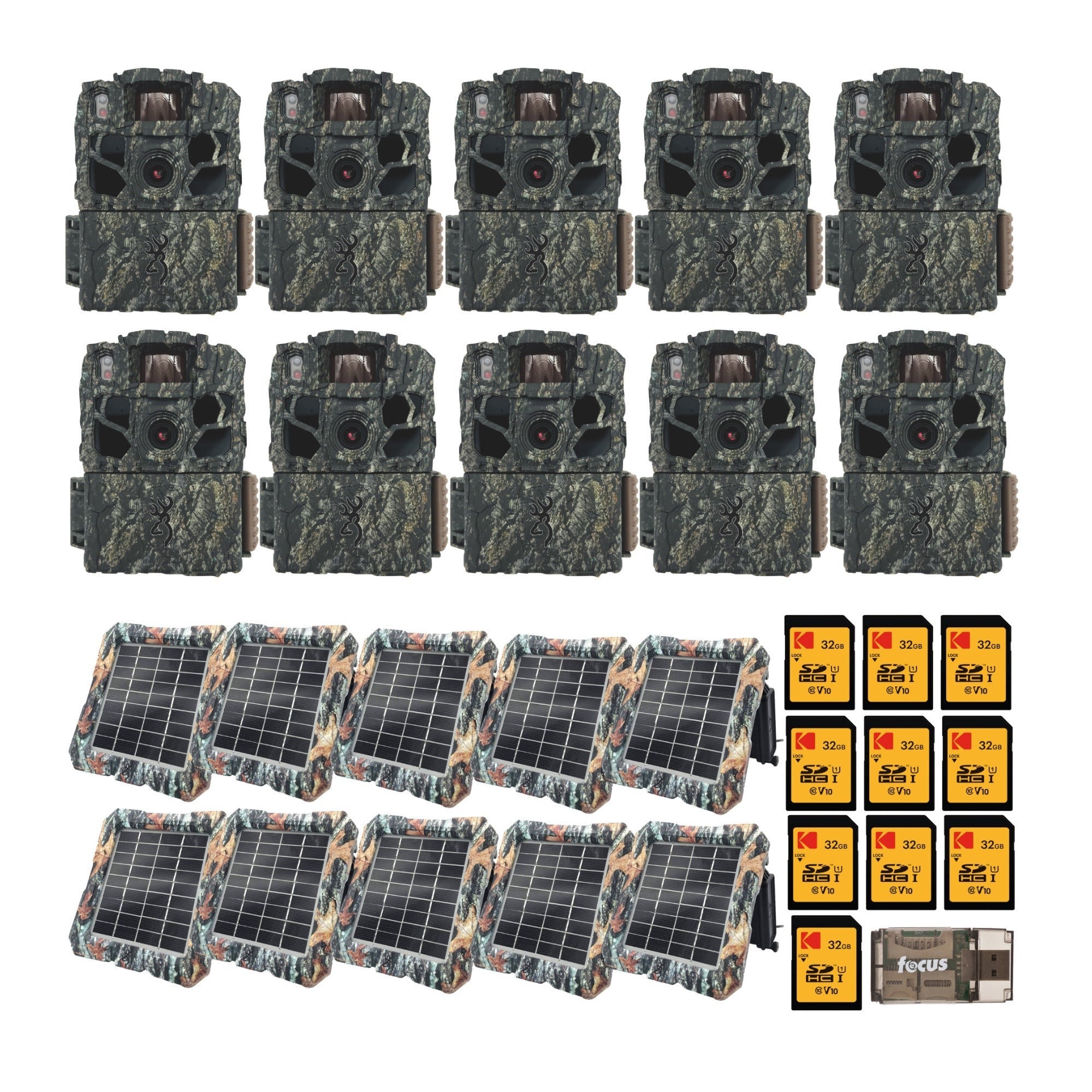 Browning Trail Camera Dark Ops FHDR 40MP Trail Camera (10-Pack) Bundle