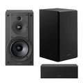 Sony 3-Way Hi-Res Bookshelf Speakers Pair with 2-Way Center Speaker 2025 Bundle