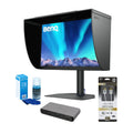 BenQ PhotoVue SW272Q 27-Inch 1440p HDR Monitor (Black) Bundle