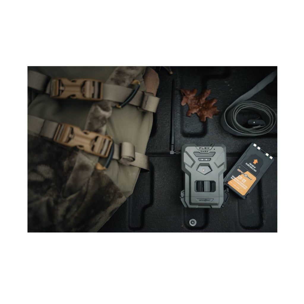 Spypoint Flex Dark GPS Cellular Trail Camera with Mount and 32GB Card Bundle