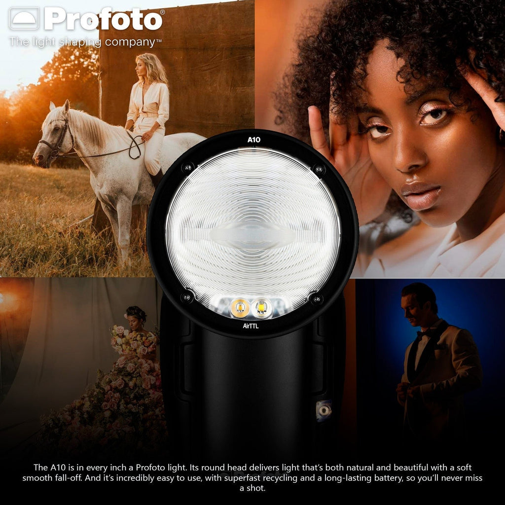 Profoto A10 On-Camera Flash Light for Nikon Bundle with Accessories