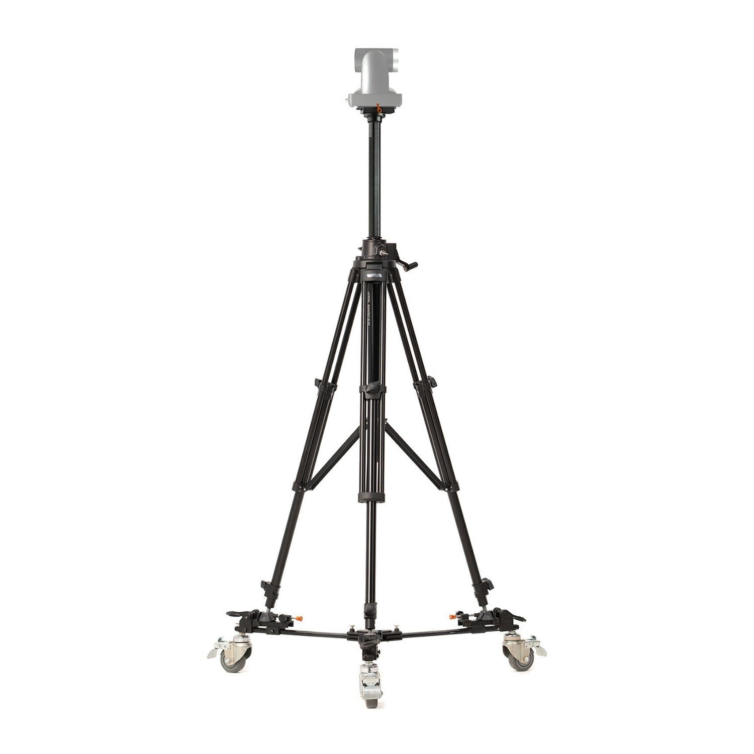 E-Image GA230-PTZ Aluminum Tripod with Rising Center Column Kit with Dolly