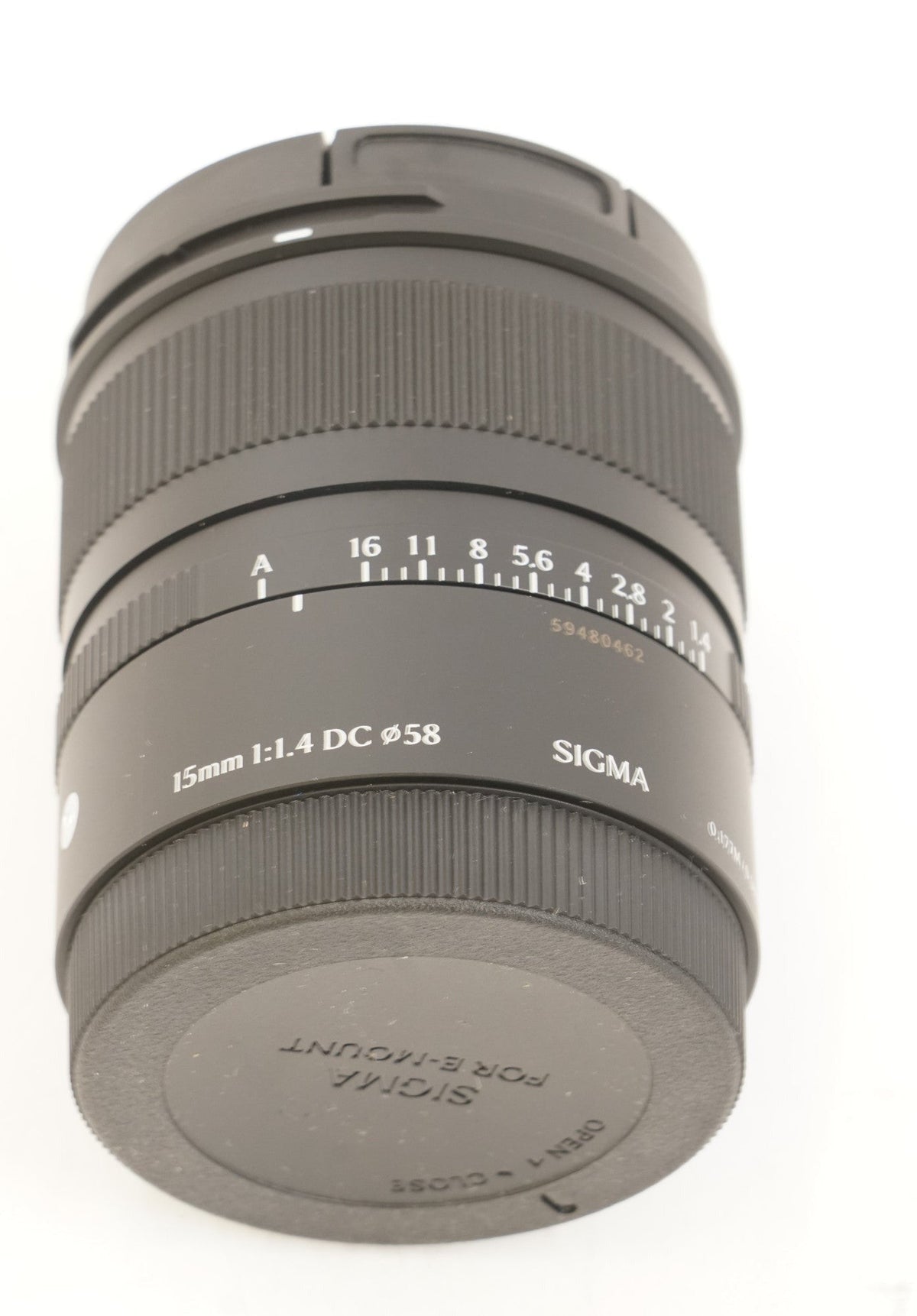 Sigma 15mm F1.4 DC Contemporary Lens for Mirrorless Cameras (Sony E Mount) (Used)