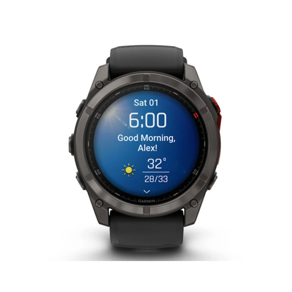 Garmin Fenix 8 Pro 51mm Sapphire MicroLED GPS Smartwatch (Carbon Gray DLC)