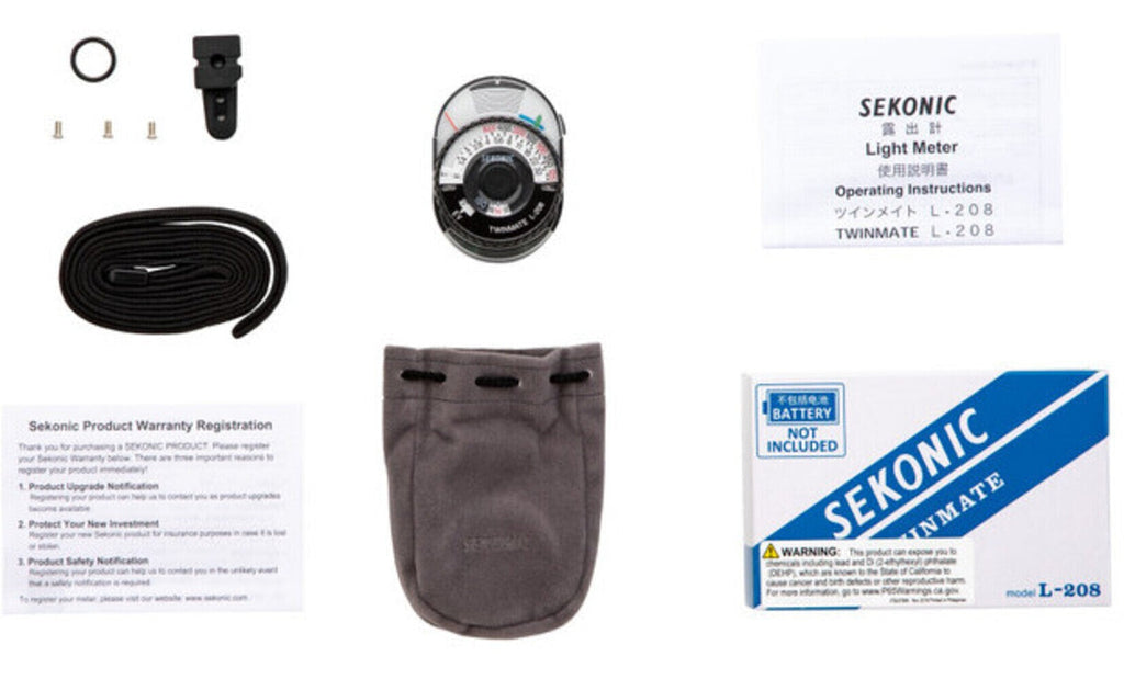 Sekonic L-208 Twin Mate - Analog Incident and Reflected Light Meter
