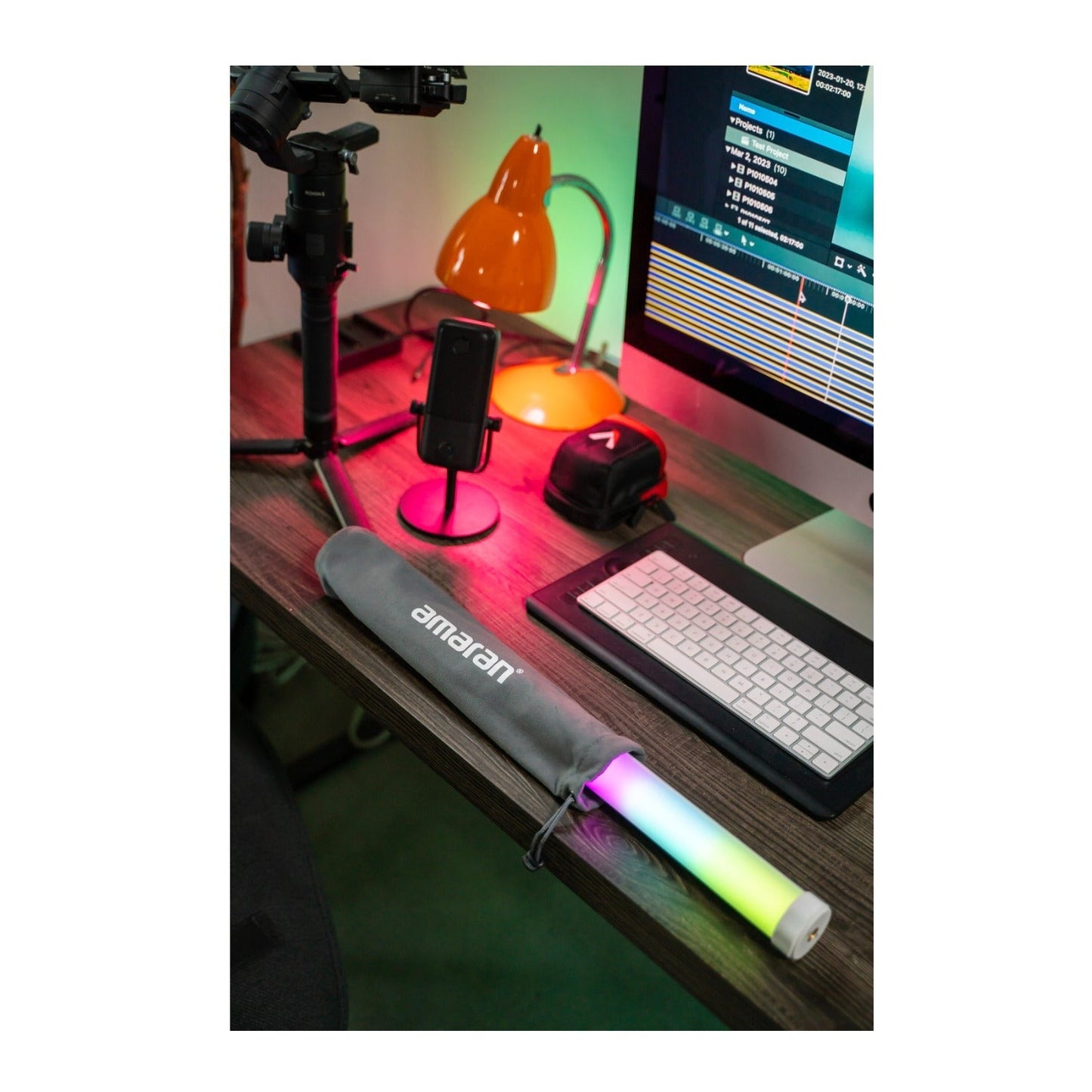 Amaran RGBWW Color PT1c LED 1-Foot Pixel Tube with 4 Independently Controllable Pixels (LED Engines)