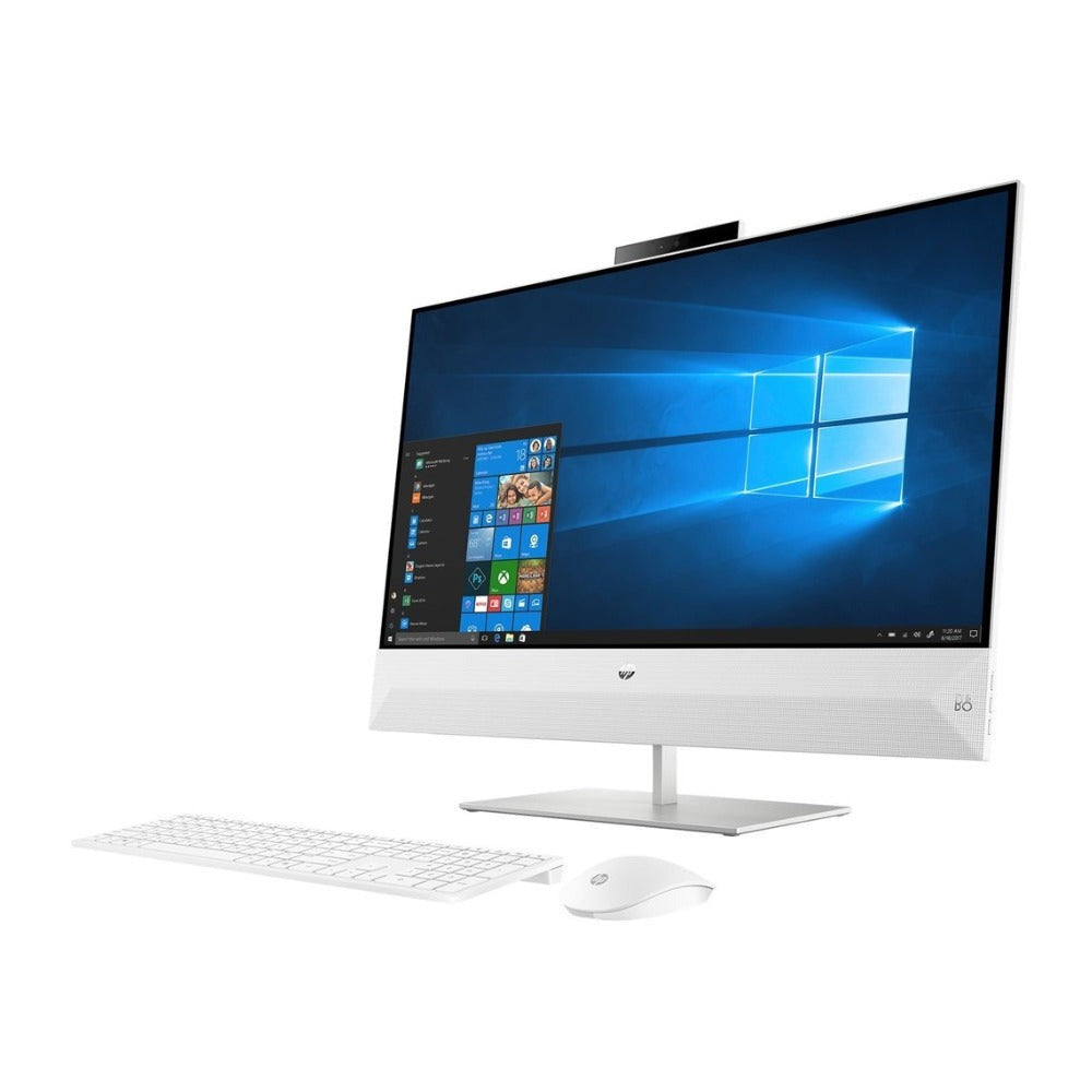 HP Pavilion 27-XA0080 27" QHD Touch All-in-One PC, Intel Core i7-8700T, 16GB RAM, 256GB SSD + 2TB HDD, NVIDIA GTX Graphics (Certified Refurbished)
