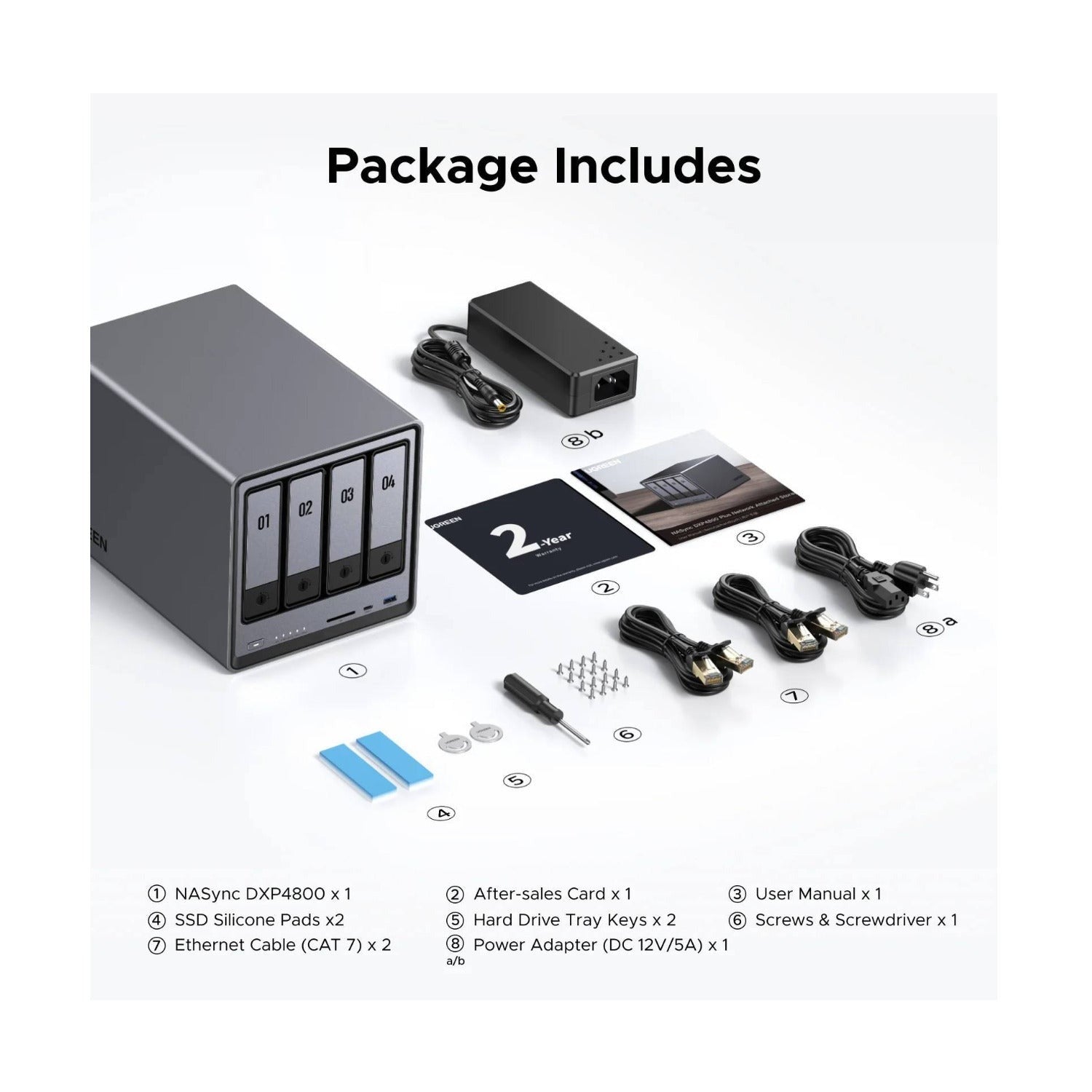 UGreen NASync DXP4800 4-Bay NAS Enclosure