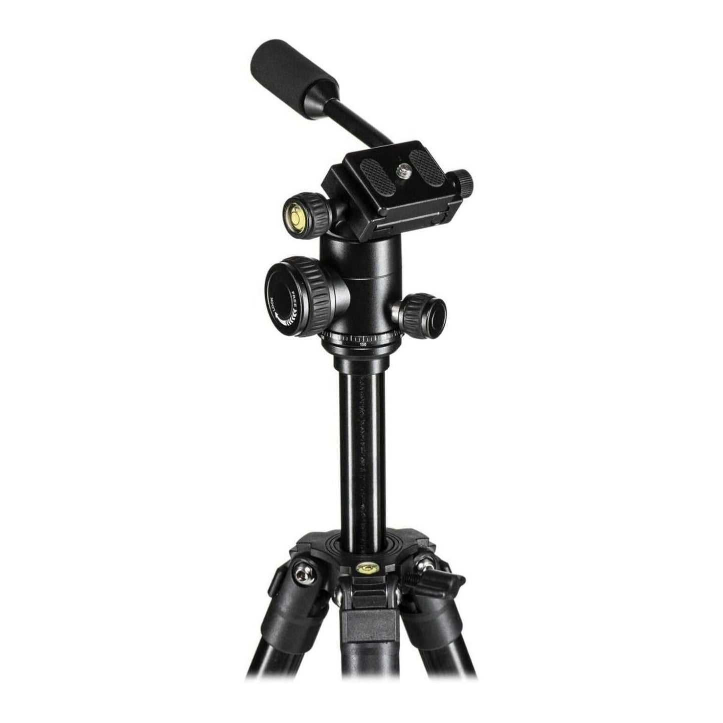 Nikon 16749 Compact Four-Section Aluminum Tripod (Black) with Cleaning Bundle