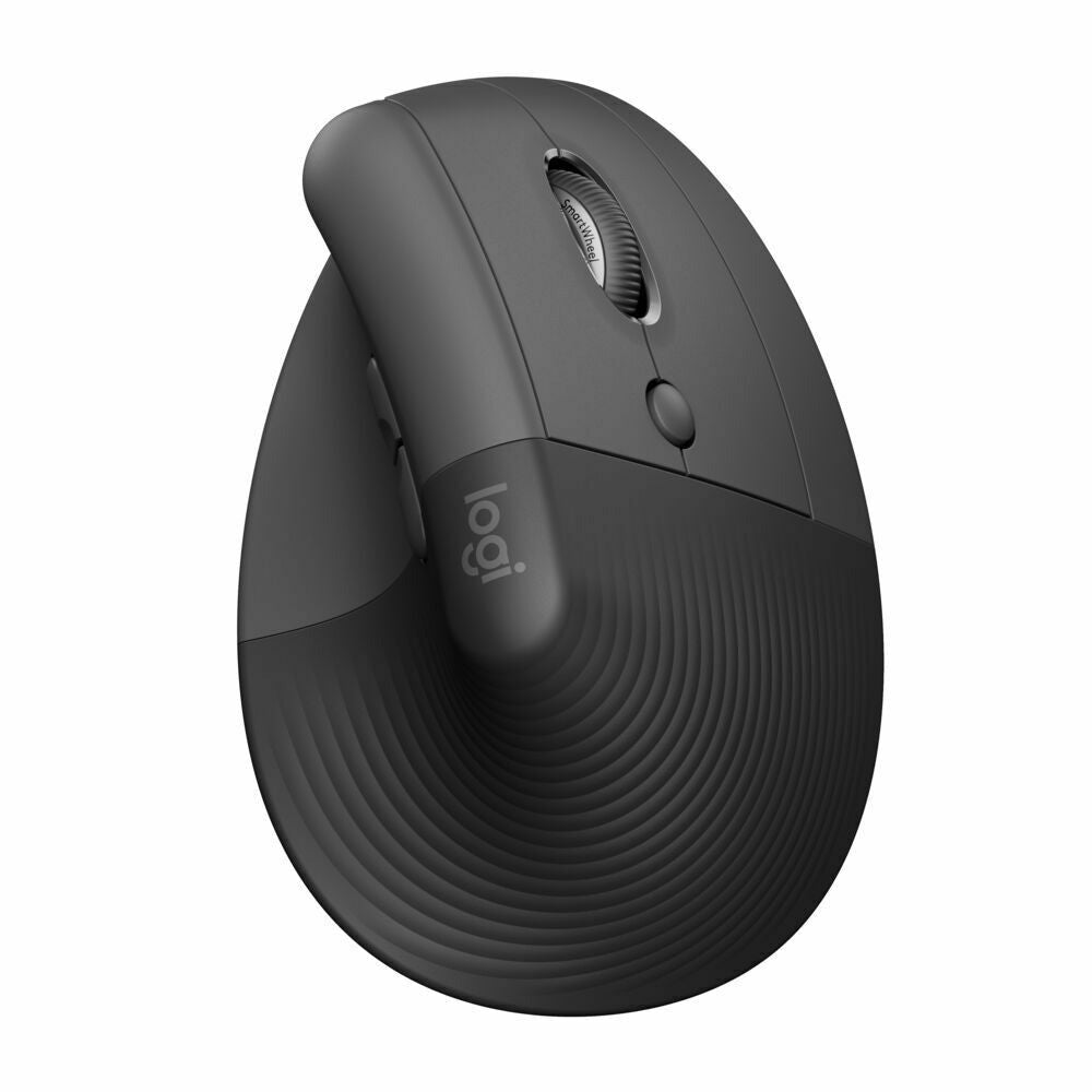 Logitech Lift Vertical Wireless Ergonomic Mouse (Graphite) and USB 3.0 Hub