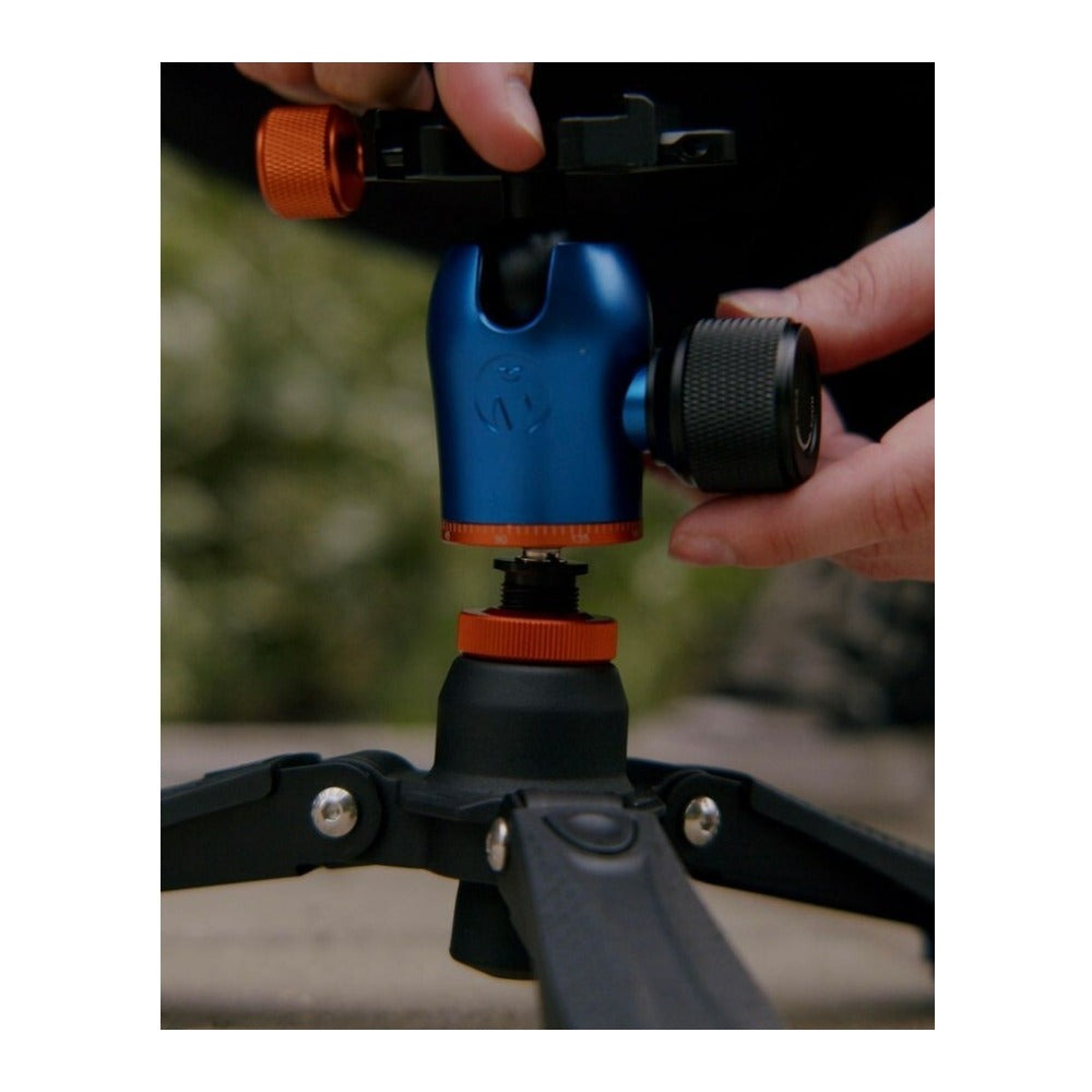 3 Legged Thing AirHed Pro Lever Ballhead with Detachable Lever Clamp and Locking Mechanism (Blue)